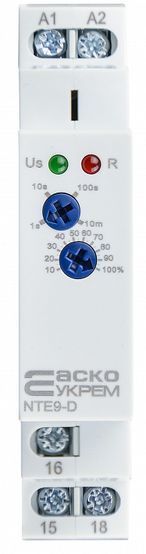 Реле времени отключения без источника питания NTE9-D AC/DC 12-240V АСКО