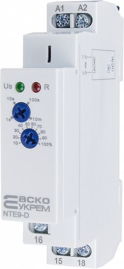 Реле времени отключения без источника питания NTE9-D AC/DC 12-240V АСКО