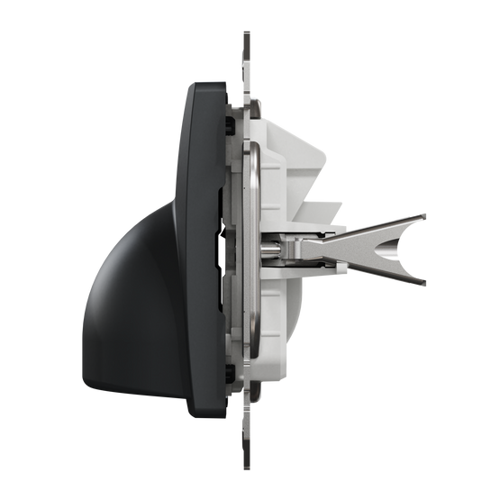 Розетка для вывода кабеля Черный Sedna Design Schneider SDD114903, Черный