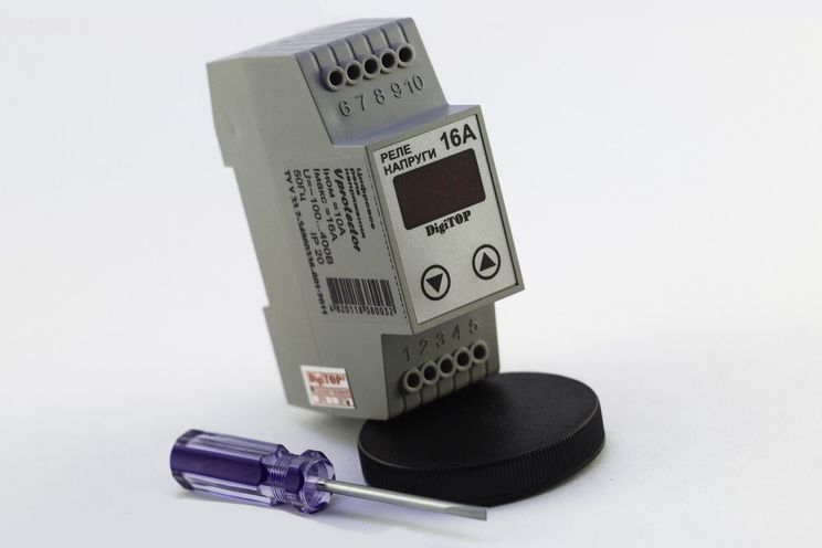 Реле напруги VР-protector 16A DIN DigiTOP