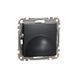 Розетка для вывода кабеля Черный Sedna Design Schneider SDD114903, Черный