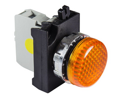 Сигнальна арматура із світлодіодом 100-250 В AC (жовта) - метал IP65 CM0S0XS, EMAS