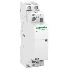 Модульный контактор iCT16A 1НО+1НЗ 24В АС 50ГЦ Schneider Electric, 10281, 24V АС