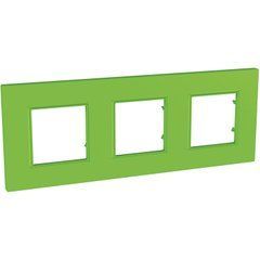 Рамка 3-постова "BIO" MGU4.706.28 Unica Quadro Schneider, 8221, BIO