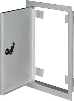 Дверцята металеві ревізійні e.mdoor.stand.300.500.z 300х500м c замком