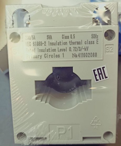 Трансформатор тока BH-0.66 30 I 200/5A кл.т. 0,5 IEC Chint