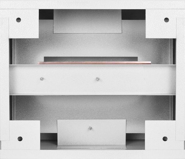 Корпус e.mbox.stand.n.06.z металлический, под 6 мод., навесной, с замком