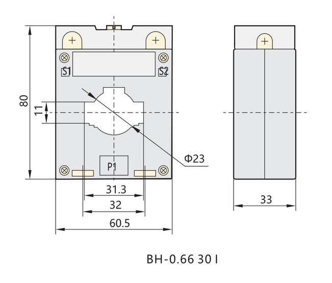 Трансформатор тока BH-0.66 30 I 200/5A кл.т. 0,5 IEC Chint