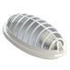 Плафон пластиковый Е-27 (max.26w) AQUA WALL с решеткой овал IP54 белый HOROZ, Белый, 246х140х85, 400-000-111