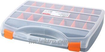 Органайзер-кейс пластиковий, e.toolbox.06, 460х360х80мм
