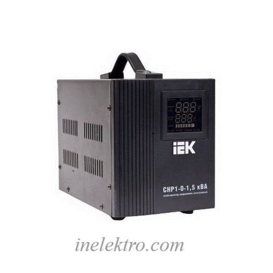 Стабілізатор напруги Home 1,5 кВА (СНР1-0-1,5) рел. перен. IEK, 20424