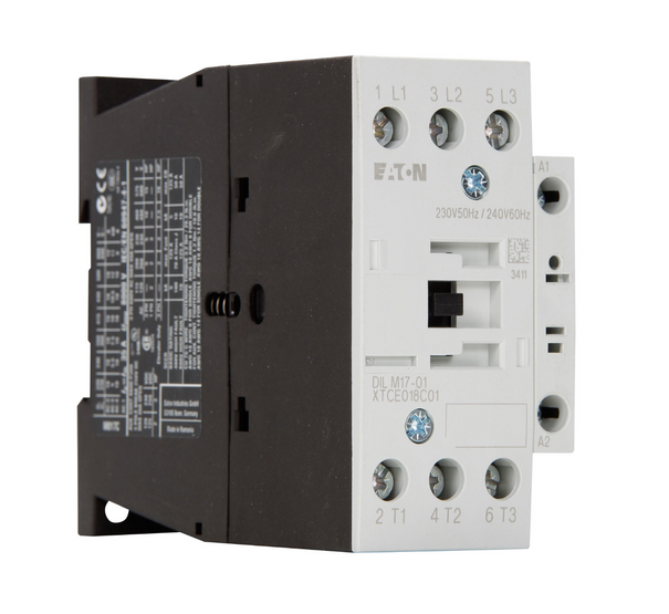 Контактор DILM17-01 17А 230V 1NC 50Hz Eaton (Moeller), 230V АС