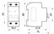 Модульний автоматичний вимикач e.mcb.stand.45.2.C2, 2р, 2А, C, 4,5 кА