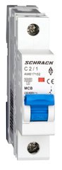Автоматический выключатель 6кА 1P 2А х-ка C Schrack