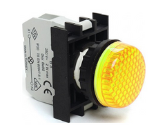 Сигнальна арматура із світлодіодом 100-250В AC жовта B0S0XS, EMAS
