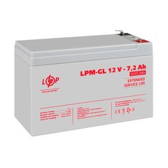 Акумулятор гелевий LPM-GL 12V - 7.2 Ah  LogicPower