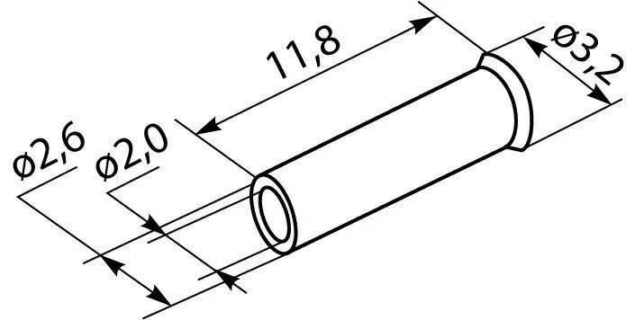 Гільза EN2512 (упак 100шт.)