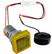 Квадратний цифровий вимірювач універсальний струму+напруги ED16-22 FVAD 0-100A, 50-500В (жовтий)