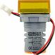 Квадратний цифровий вимірювач універсальний струму+напруги ED16-22 FVAD 0-100A, 25-500В (жовтий)