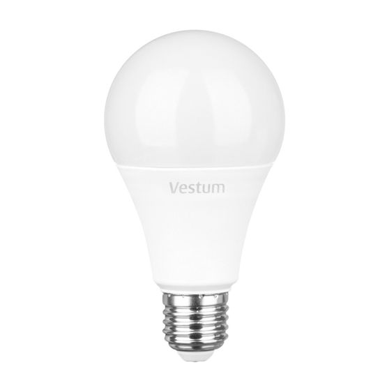 Світлодіодна лампа Vestum A70 20W 4100K 220V E27 1-VS-1109, Чорний, 1-VS-1109, 4100