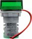 Квадратний цифровий вимірювач універсальний струму+напруги ED16-22 FVAD 0-100A, 50-500В (зелений)