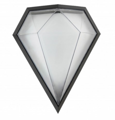 Світильник фасадний LED "CARAT" 12W настінний, Чорний, 55