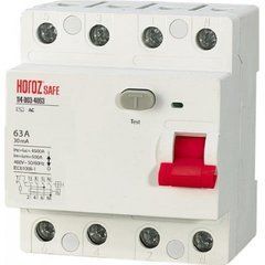 Диференційний автомат "SAFE" 63А 4P, 63