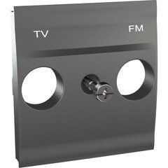 Накладка для TV/FM розетки 2М Графіт MGU9.440.12 Unica Schneider, 8775, Графіт