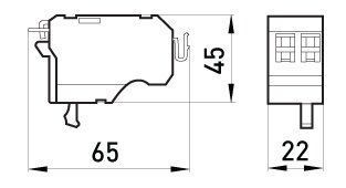 Независимый расцепитель e.industrial.ukm.400-800.FL.220, 220В