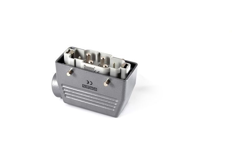 Кожух EBM806FU10 із вилкою (4х80А + 2х16А) (6 виводів) бокове введення PG21, EMAS