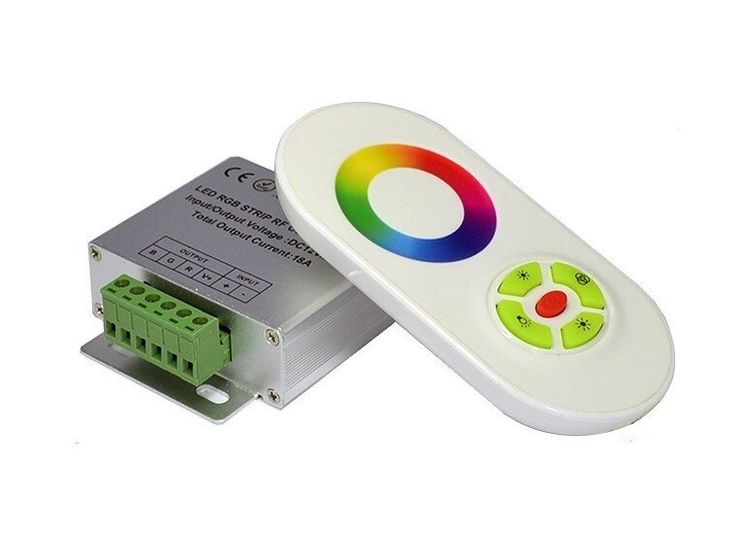 Контролер RF RGB 18А White (Touch)