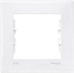 Рамка 1 пост IP44 SDN5810521 Білий Sedna Schneider, 7521, Білий