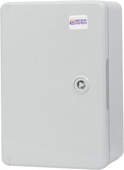 Корпус з АБС-пластику 20*30*13, IP65 ударостійкий, з МП непрозорі дверцята UBox