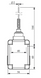 L1K13SOM101 Выключатель концевой с металлической консолью и стальной пружиной (1НО+1НЗ), EMAS