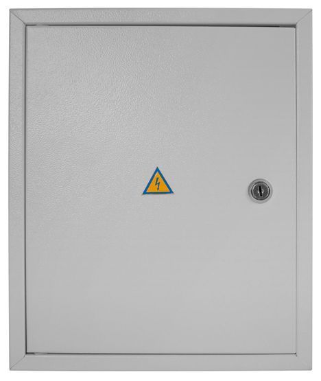 Корпус e.mbox.stand.n.24.z металлический, под 24 мод., навесной, с замком