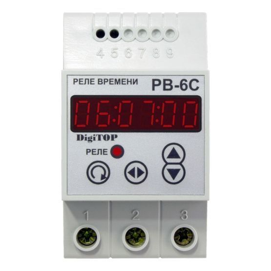 Программируемое реле времени РВ-6с (суточный режим) DigiTop