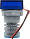 Квадратний цифровий вимірювач універсальний струму+напруги ED16-22 FVAD 0-100A, 50-500В (синій)
