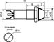 Сигнальна арматура AD22C-16 біла 24V AC/DC
