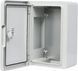 Корпус з АБС-пластику 20*30*13, IP65 ударостійкий, з МП непрозорі дверцята UBox