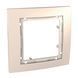 Рамка 1-постовая Слоновая кость MGU4.002.25 Unica Colors Schneider, 8126, Слоновая кость