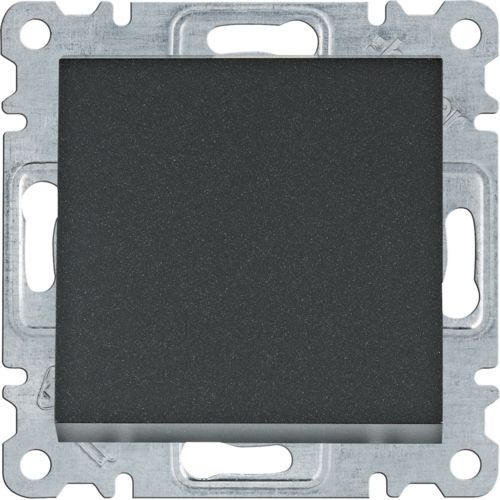 Выключатель проходнолй (универсальны) Lumina, черный, 10АХ/230В  Hager