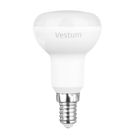 Світлодіодна лампа Vestum R50 6W 4100K 220V E14 1-VS-1402, 4100, 1000