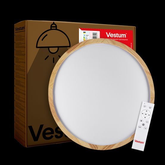 WOOD матовий 60W 375*60мм 3000К-6500К з пультом акація