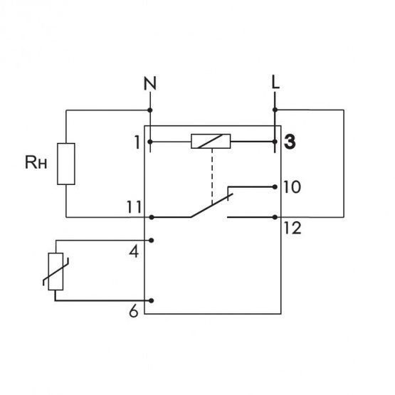 Регулятор температури RT-821-1 16А 1S -4-5*С ФиФ