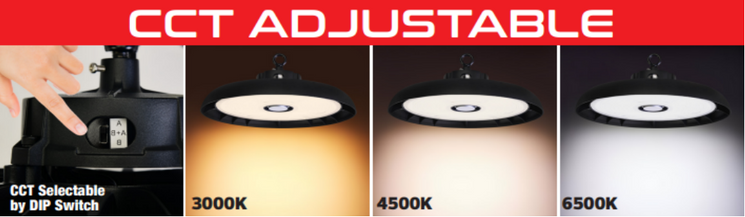 Світильник світлодіодний для високих стель LED MYRA-200 3CCT 200 W (3000K/4500K/6500K)