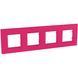 Рамка 4-постовая "PINK" MGU4.708.27 Unica Quadro Schneider, 8227, PINK