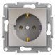 Розетка 1-я с заземлением Бронза EPH2900169 ASFORA plus Schneider Electric, 9950, Бронза