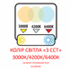 Світильник світлодіодний для високих стель LED MYRA-200 3CCT 200 W (3000K/4500K/6500K)