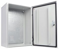 Корпус металлический с панелью 60*40*30, IP54, UBox
