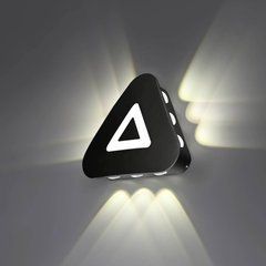 Світильник фасадний LED "ANGEL-8" 8W настінний, Чорний, 4200, 59